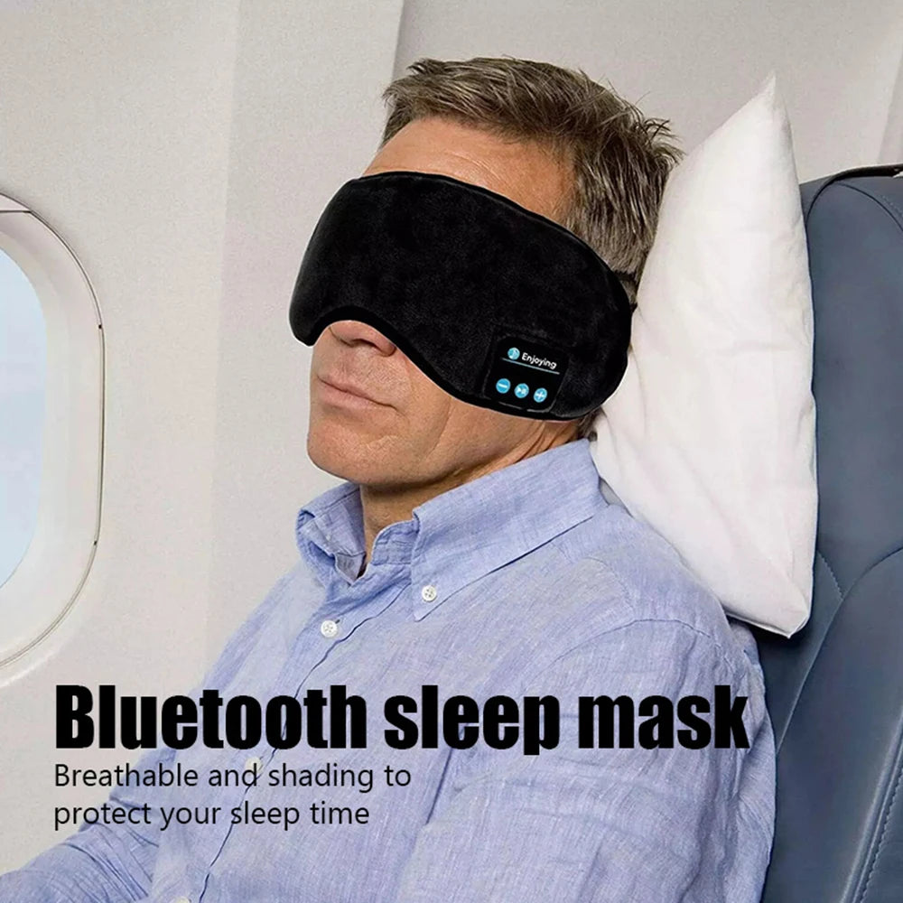 Bluetooth-enabled Eye Mask with Earphones