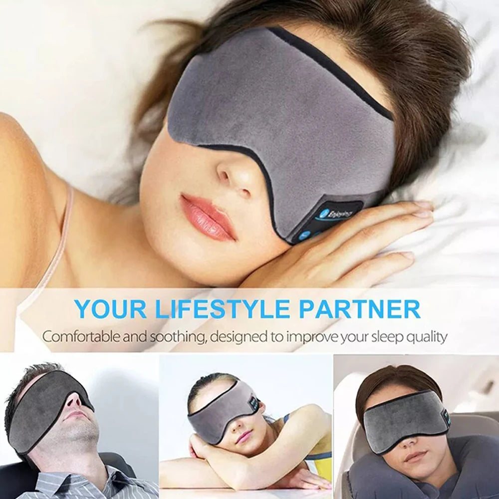 Bluetooth-enabled Eye Mask with Earphones
