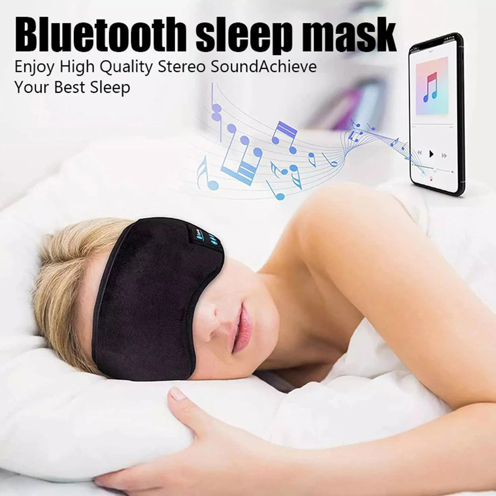 Bluetooth-enabled Eye Mask with Earphones